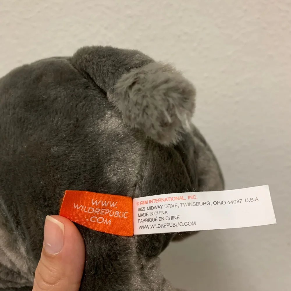 Wild Republic Stuffed Elephant Pittsburgh Zoo Stuffed Animal Plush Toy Realistic - Picture 4 of 10